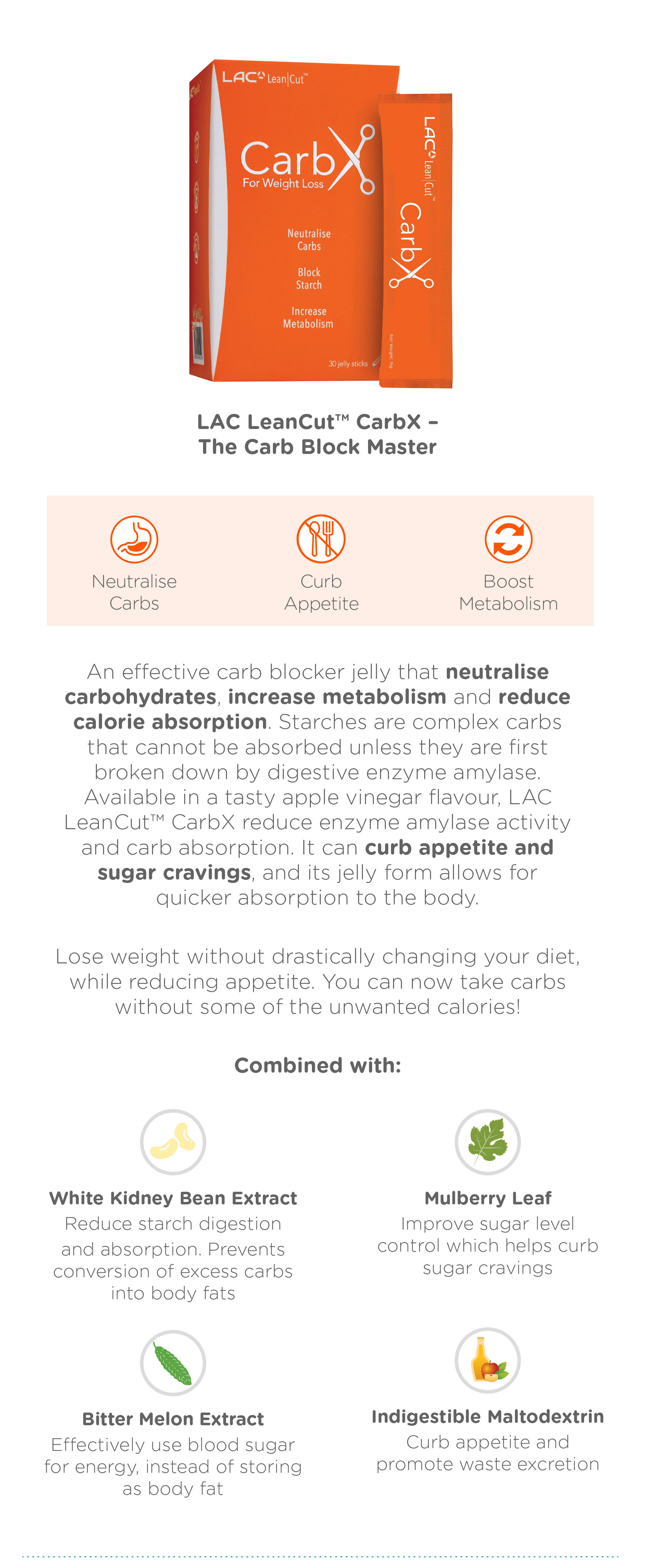 CarbX Carb Blocker LAC Singapore
